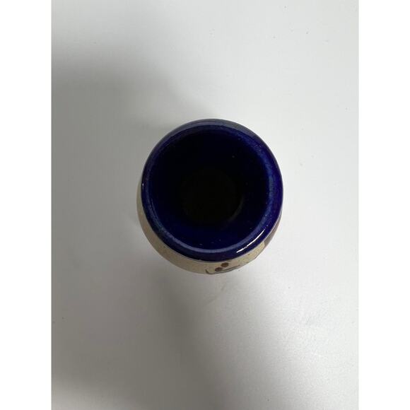 Tonala Mexican Pottery Stoneware Vase Floral Design Signed Mexico - Picture 6 of 7